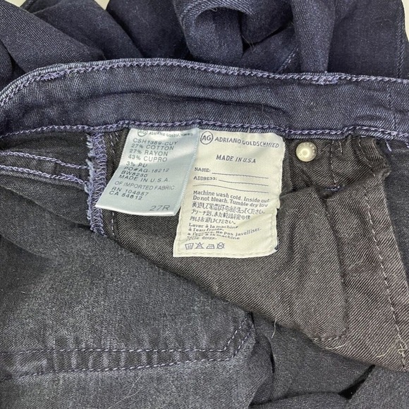 AG Adriano Goldschmied The‎ Legging Ankle Super Skinny Dark Blue Denim Jeans 27R - Picture 2 of 6
